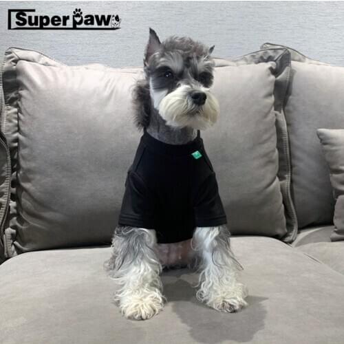 Fashion Pet Dog T-shirt Undershirt Hoodie Clothes For Small Medium Dogs French Bulldog Schnauzer Pug Vest Dropshipping BGC14