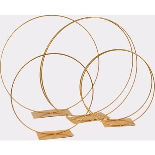 New Wrought Iron Portable Hoop Christmas Wedding Arrangement Wreath Home Decoration White Wreath Large Wedding Hoop