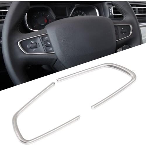 New Steering Wheel Trim Cover Sticker For Peugeot 508 2011-2016/2014-2015 408 Accessories Vehicle Styling