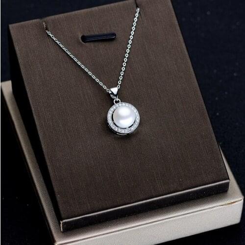 New Arrival 8-9mm White Pearl Color Real Natural Freshwater Pearl Pendant Fashion Jewelry Nice Party Gift 10pcs/lot