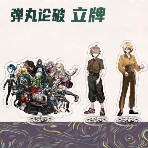 New Anime Danganronpa Monokuma Acrylic Stand Figure Kirigiri Kyouko Desktop Standing Plate Model Toy Gifts