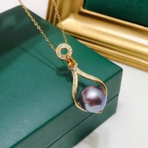 DIY Classical Style 925 Sterling Silver Pendant Base Settings Mountings Findings Parts for Pearl Crystal Jade Agate 5pcs/lot