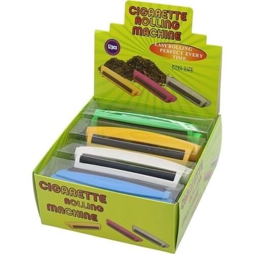 110mm Portable Cigarette Rolling Machine Joint Cone Roller Manual Maker DIY Tool Plastic Manual Tobacco Smoking Rolling Papers