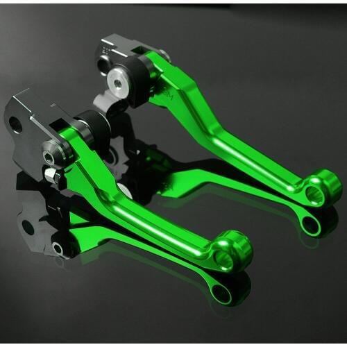 Dirt Bike Pivot Brake Clutch Levers hand grip Handbrake For KAWASAKI KLX125,D-TRACKER125 1993-2007