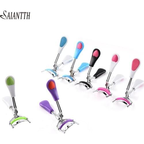 SAIANTTH heart handle partial eyelashes makeup wide angle curling eyelash curler beauty tools false eyelash curler aid zalotka