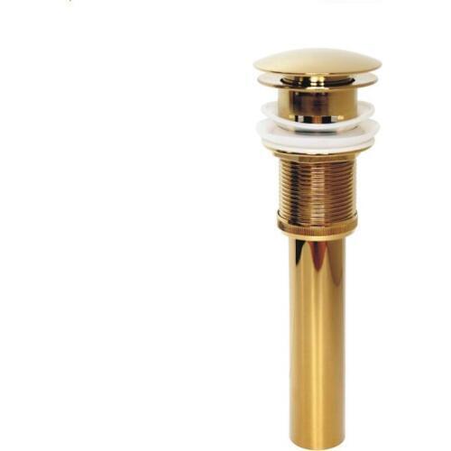 Bathroom Faucet Vessel Vanity Sink Pop Up Drain Stopper with Overflow,GOLD