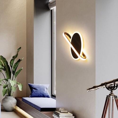 Modern minimalist bedroom bedside wall lamp indoor living room aisle corridor balcony personality creative led decorative lamp