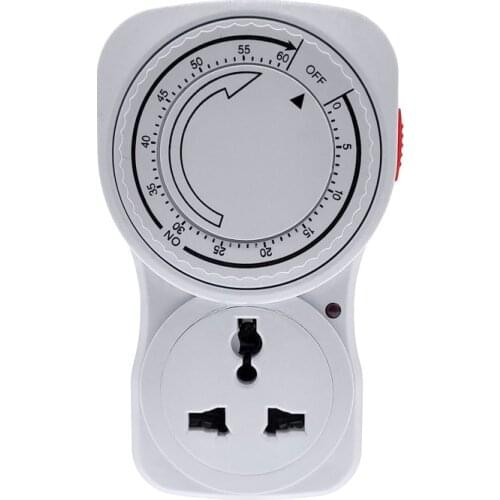 60-minute countdown timer Timer Switch 10A 220V Timer Outlet Loop Universal Timing Socket Mechanical Timer