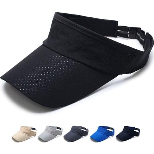 Outdoor Sports Hat Tennis Caps Men Women Adjustable Sport Headband Classic Sun Sports Visor Hat Running Caps Tennis Beach Hat