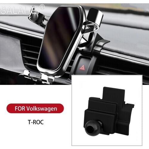 High Quality Car Special Mobile Phone Holder For VW Volkswagen T-ROC Auto Dashboard GPS Stand Air Vent Mount Smartphone Bracket