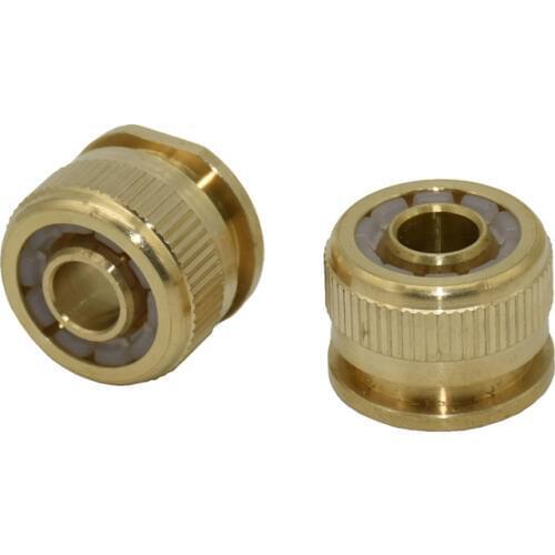 Brass Female 1/2" to 1/2 garden hose Quick Connector 16mm hose copper metal threaded water pipe connector 1pcs