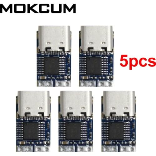 5PCS PD Decoy 12V PD2.0/3.0 to DC Trigger Adapter Charging Board 100W Charge Board for Notebook