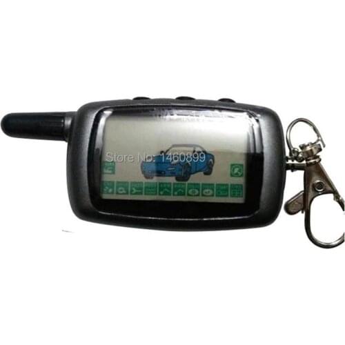 A9 2-way LCD Remote Control Key Keychain for Vehicle Security Two way Car Alarm System Twage Starline A9 A8 KGB FX-5 FX5 FX 5