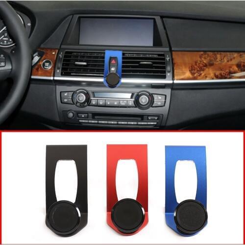 For BMW X5 E70 2007-2013 X6 E71 2008-14 3 Colors Aluminum alloy Mobile Phone Holder avigation Bracket Car Accessories Interior