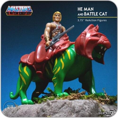 Super7 He Man Battlecat Motu Movies and Tv Collectible Model Action Figure Toy Doll Gift