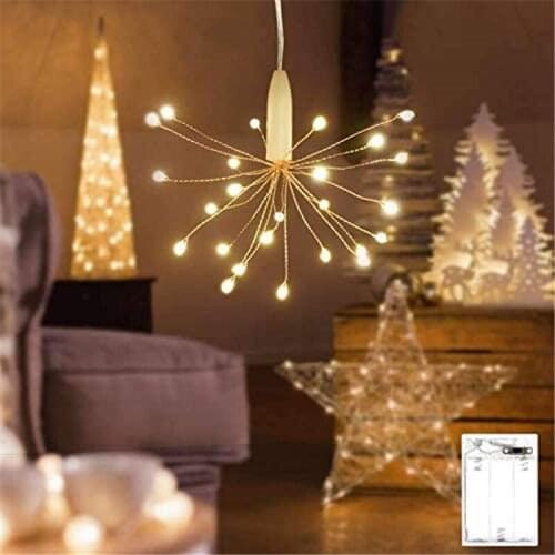 HUOUWEII LED String Lights With Transparent Wire