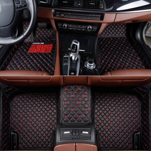 Flash mat leather car floor mats for Citroen c4 c5 c2 c3 c6 drain C-Quatre/Triomphe Elysee Picasso car accessories car styling