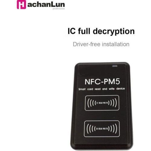 NEW PM5 IC/ID Copier 13.56MHZ RFID Reader Duplicator NFC Full Writer Decoding Function Card