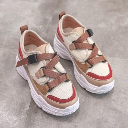 OLOMM Woman Sneakers Designer Womens Shoes Buckle Ladies Footwear Fashionable Walking Shoes Tourist Flats TD-38