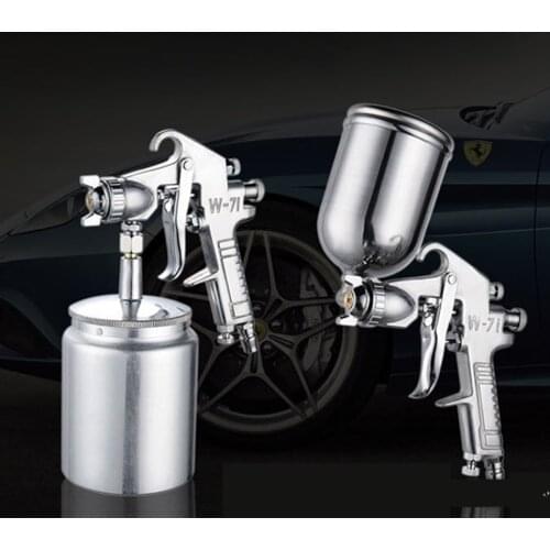 Paint W71 Spray Gun Up and Down Pot Sprayer Household For Pneumatic Industrial Automotive Painting