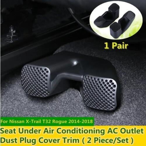 Plastic Seat Under Air Conditioning AC Outlet Dust Plug Cover Trim For Nissan X-Trail X Trail T32 Rogue 2014 2015 2016 2017 2018