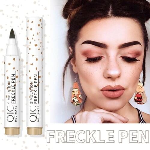 Lifelike Freckle Pen Natural Brown Freckle Pen Longlasting Artificial Freckles Facial Comestics Tools Face Concealer Makeup