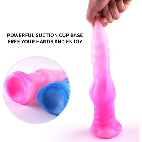 Dog Shape Realistic Animal Dildo Soft Penis Dick With Suction Cup Man Sex Toys Adult Products For Women Masturbation Sex toys