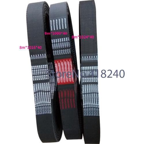 Embroidery Machine Servo Motor Belt 8M*1000 1016 1024 Width 40 Rubber Belt Random Brand Good Quality
