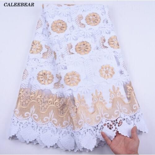 Bridal African Lace Fabric Embroidered Nigerian Laces Fabrics 2020 High Quality French Tulle Lace Fabric For Wedding Party S1994