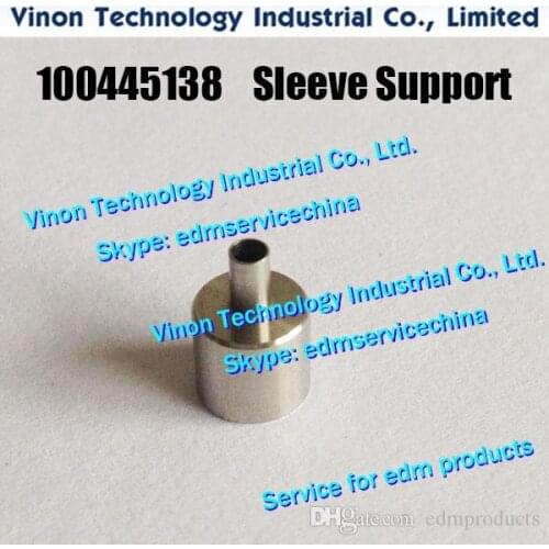Charmilles 100445138, 445.138 Sleeve support for ROBOFIL 310. edm spare parts Guide suction pipe M upper head 200640092, 640.092