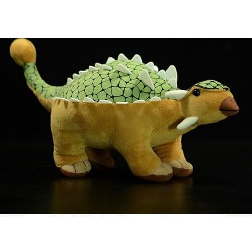 Super Cute Ankylosaurus Soft Stuffed Plush Toys Realistic Simulation Dinosaur Animals Model Doll For Kids Child' Day Gifts 35cm