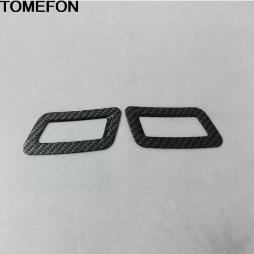 TOMEFON For Nissan Rogue X-Trail T32 2014 2015 2016 2017 2018 Front + Rear Air Condition AC Vent Cover Trim Decoration ABS