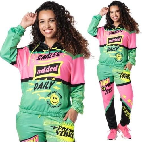 Zunbafitness ZW wear ZIN Womens Knitted cotton clothes Sambafitness clothes fashion Clothes T2442 P1223