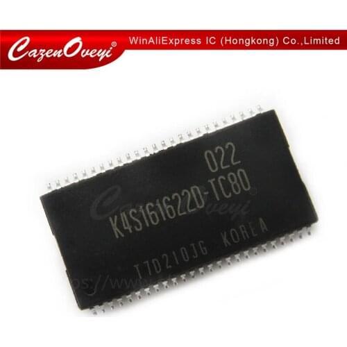 1pcs/lot K4S161622D-TC70 K4S161622D-TC80 K4S161622H-TC60 K4S161622E-UC80 TSOP-50 In Stock