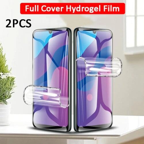 2 pcs Protective Hydrogel Film For Samsung Galaxy S20 FE S10 Lite S10e Note 20 S21 Ultra S 21 Plus 5G Screen Protector Not Glass