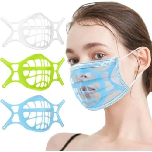 3d Silicone Mouth Mask Bracket Face Masks Holder Stand Breathing Valve Filters Support Frame Food Grade Silicone Mask Holder