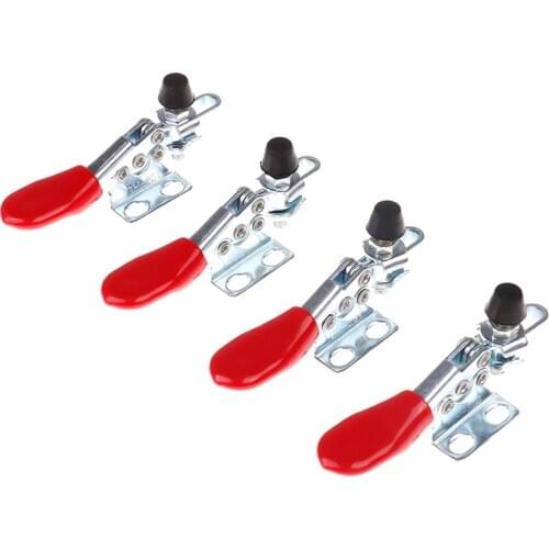 4 pcs/lot 60 Lbs/27kg Toggle Clamp Gh-201 Horizontal Hold Quick Hand Tool Clips Wholesale