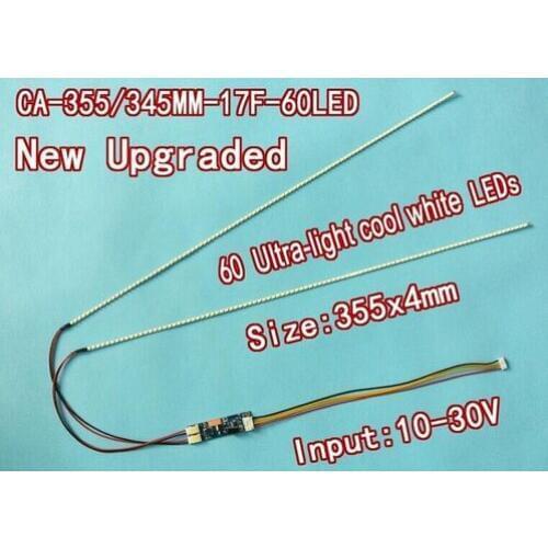 50PCS/LOT 355mm Adjustable brightness led backlight strip kit,Update 17inch ccfl lcd screen panel monitor to led bakclight