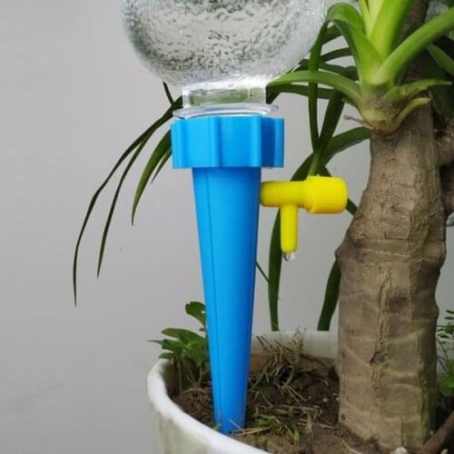 6Pcs Creative Automatic Watering Device Adjustable Water Dripping Device Indoor Plant Conic Shape Watering Device Garden Tools