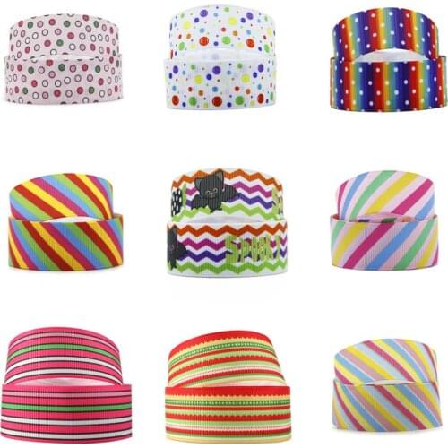 David accessories 22mm/25mm Stripe Grosgrain Ribbon, DIY Handmade Materials, Wedding Gift Wrap Gift Giving,50Yc8446