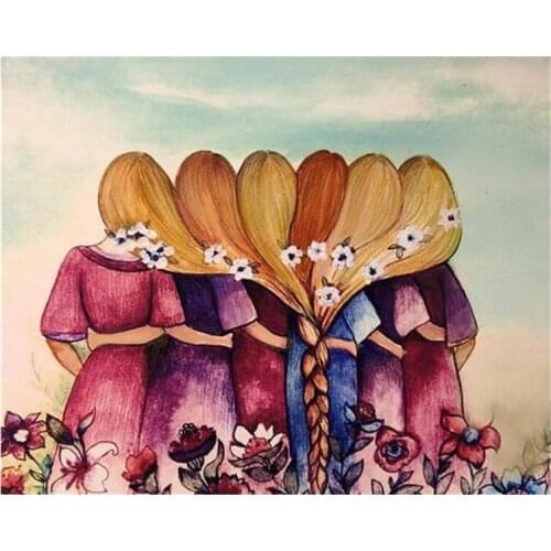 Diamond Embroidery Sale 5D Round Diamond Painting,Best sister,Cross Stitch Square Full Mosaic Needlework Home Decoration