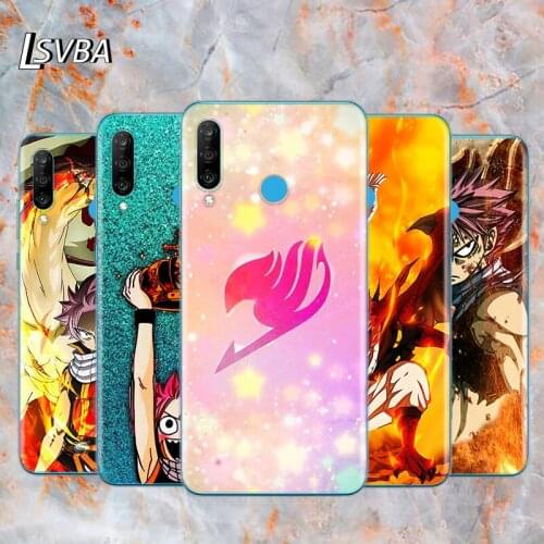 Fairy Tail Natsu Soft TPU Silicone Cover For Huawei P40 P30 P20 Pro P10 P9 P8 Lite E Plus 2019 2017 Phone Case