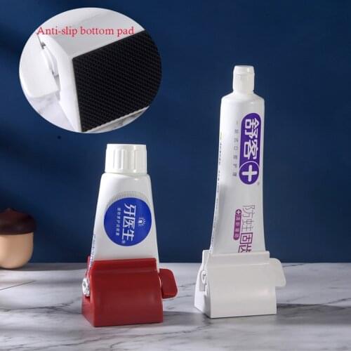 Home Toothpaste Tube Squeezer Toothpaste Holder Roller Lazy Toothpaste Clips Dispenser Rolling Holder Cleaning Accessories