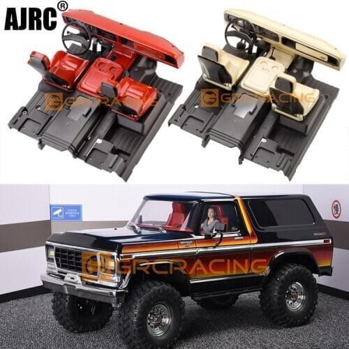 For 1/10 RC car TRAXXAS TRX-4 BRONCO interior TRX4 simulation central control seat modification part G161R