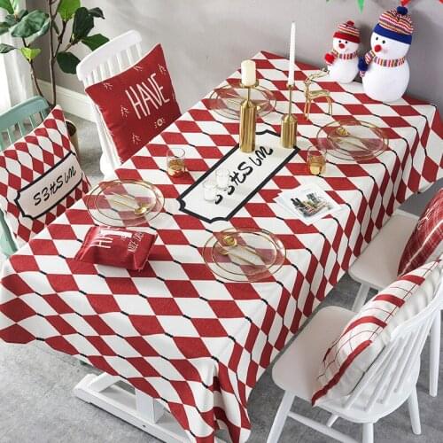 JLY New Year Tablecloths On The Table