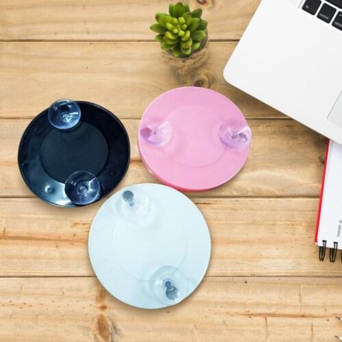 Small mirror female portable 10 times with 7.5CM suction cup magnifying glass small round mirror portable mini makeup mirror