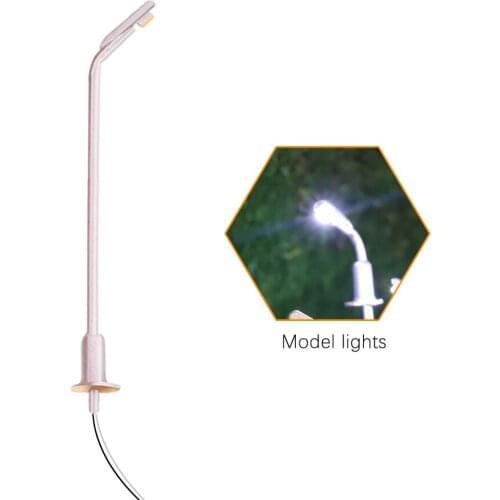 1:500Scale Miniature 3V LED Lamp Copper Light Train Railway For Model Building Wargame Landscape Scenery Diorama Accessories