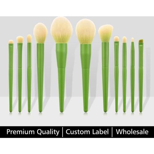 Makeup High quality Brush Set Foundation Powder Blush Eyeshadow Eyebrow Concealer Lip Soft Cosmetics Kit Custom Label Low MOQ