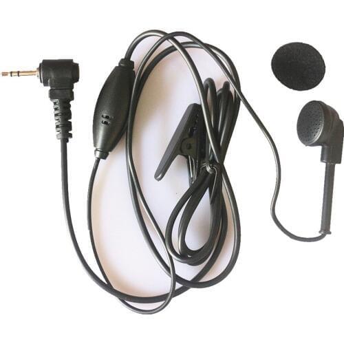 2.5mm Single Plug Earpiece Earphone Headset Mic For Motorola Radio T5428 T5728 T6200C TKLR T3 T4 T5 T6 T7 Walkie Talkie