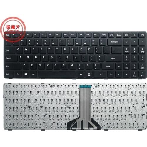 New Laptop Keyboard for Lenovo Ideapad B50-50 100-15 100-15IBD Type 80QQ 6385H-US NB-99-6385H-LB-00-US PK1310E1A00 SN20J78609